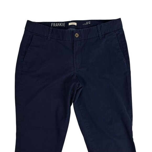 J. Crew Frankie Chino Pant size 12 Navy - Picture 3 of 5